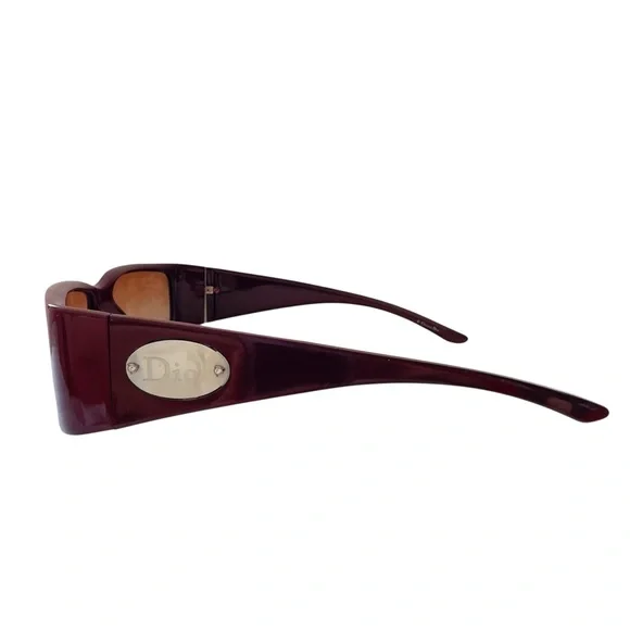 NWOT Christian Dior ClassicDior 2 CQJNF Burgundy Sunglasses Brown Gradient Lens - Picture 11 of 16
